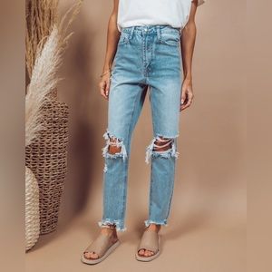 NWT Shop Stevie Danie Distress Denim - Size 3